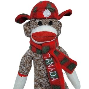 Creature Comfort Canada‎ Maple Leaf Hat Sock Monkey